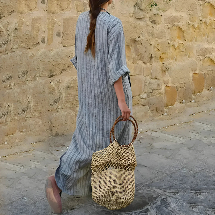 Odile | Cotton and Linen Robe