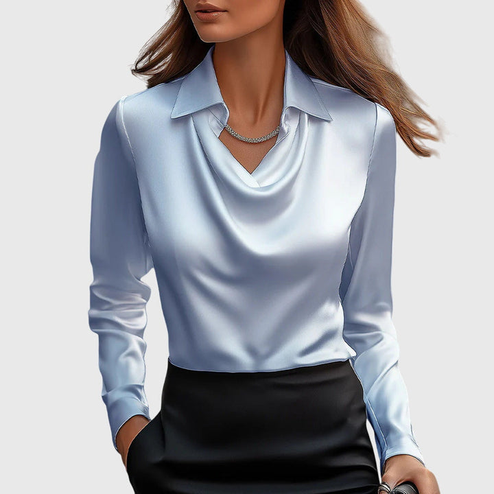 Brooklyn | Elegant Blouse in Shiny Satin