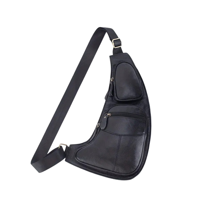 Malric | Hands-Free Lightweight Leather Sling Bag