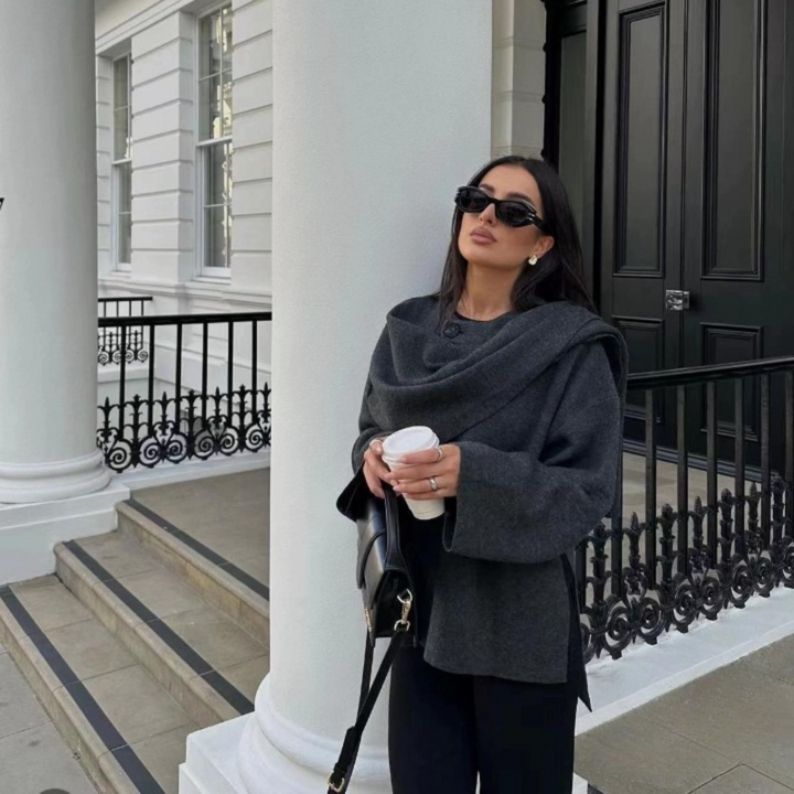 KALEIDE™ | Elegant Coat Made of Quality Fabric