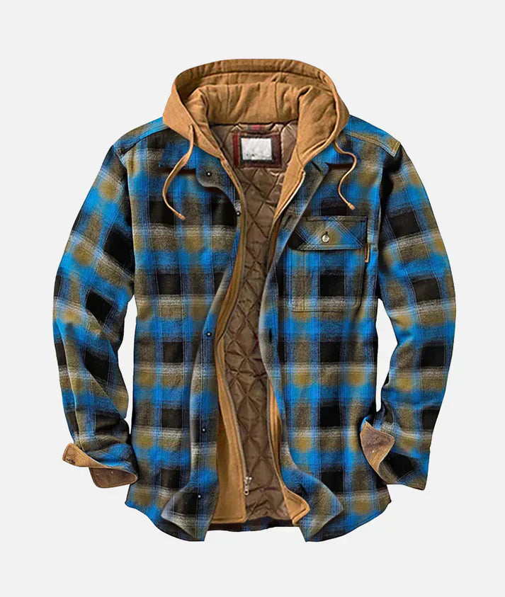 Leo | Patchwork Check Jacket