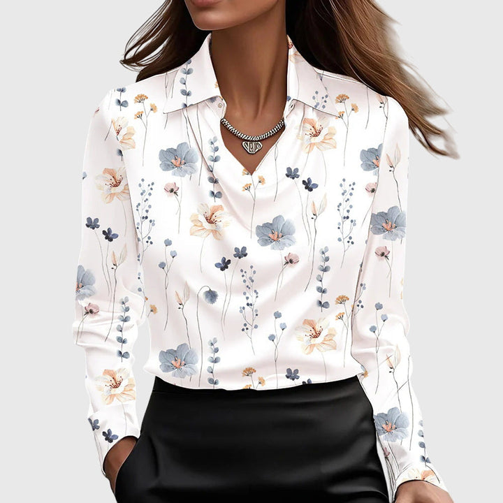 Brooklyn | Elegant Blouse in Shiny Satin