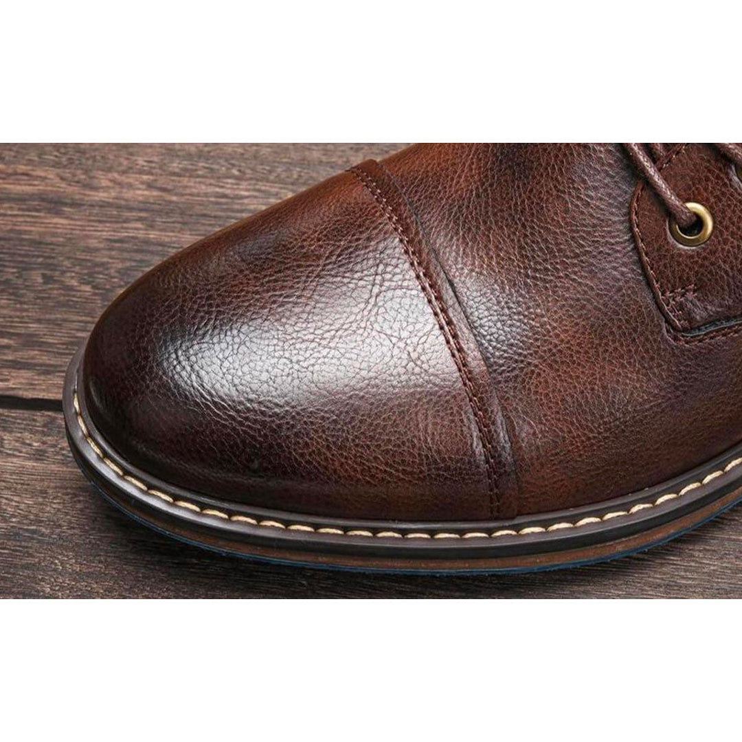 Ethan | Handmade Leather Oxford Boots