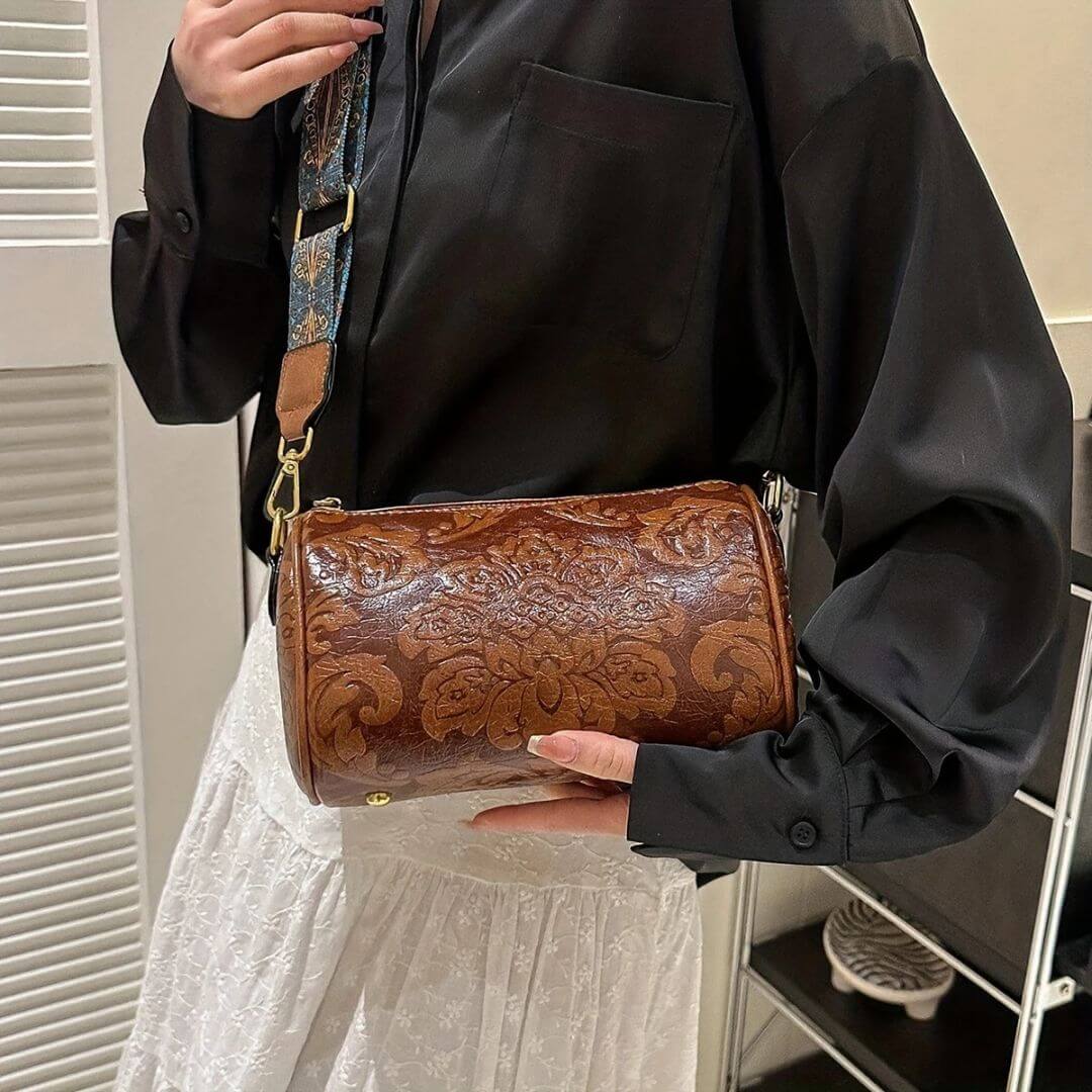 Linda’s Vintage Barrel Charm | Crossbody Bag