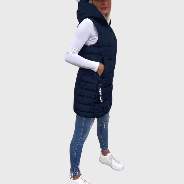 Livia - Sleeveless padded coat