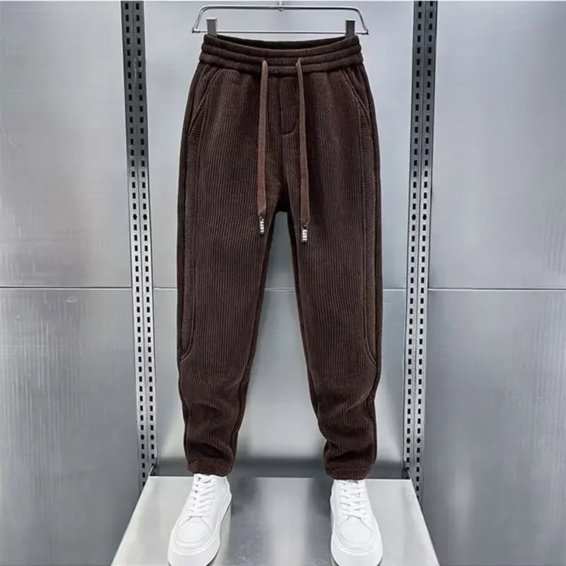 Erick | Modern Style Ribbed Trousers