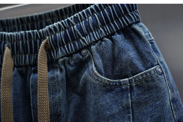 Erick | Baggy Denim Trousers with Belt
