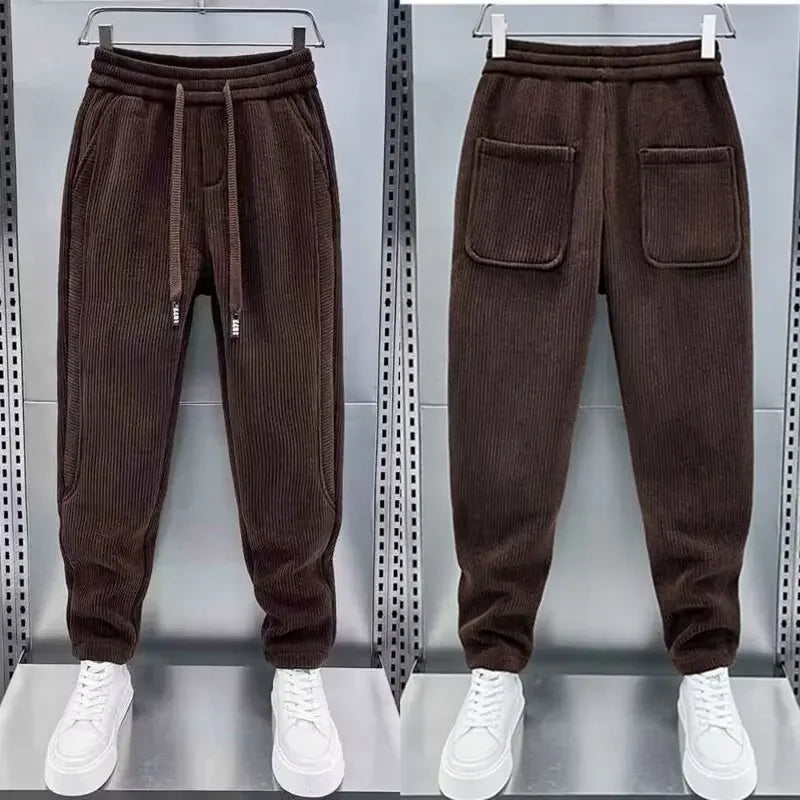 Erick | Modern Style Ribbed Trousers