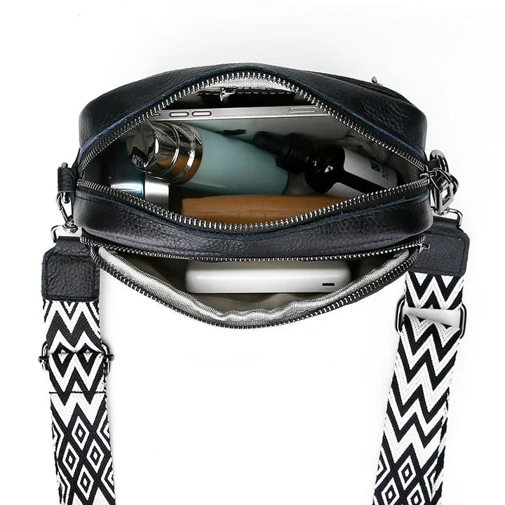 Belle | Refined Leather Shoulder Bag