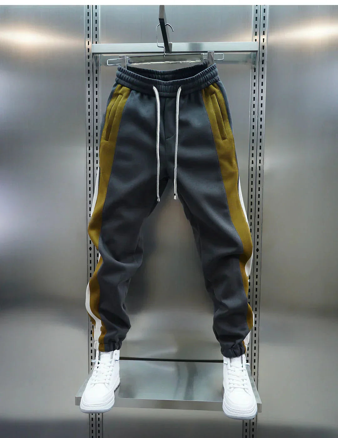 Erick | Contrast Stripe Tension Pants