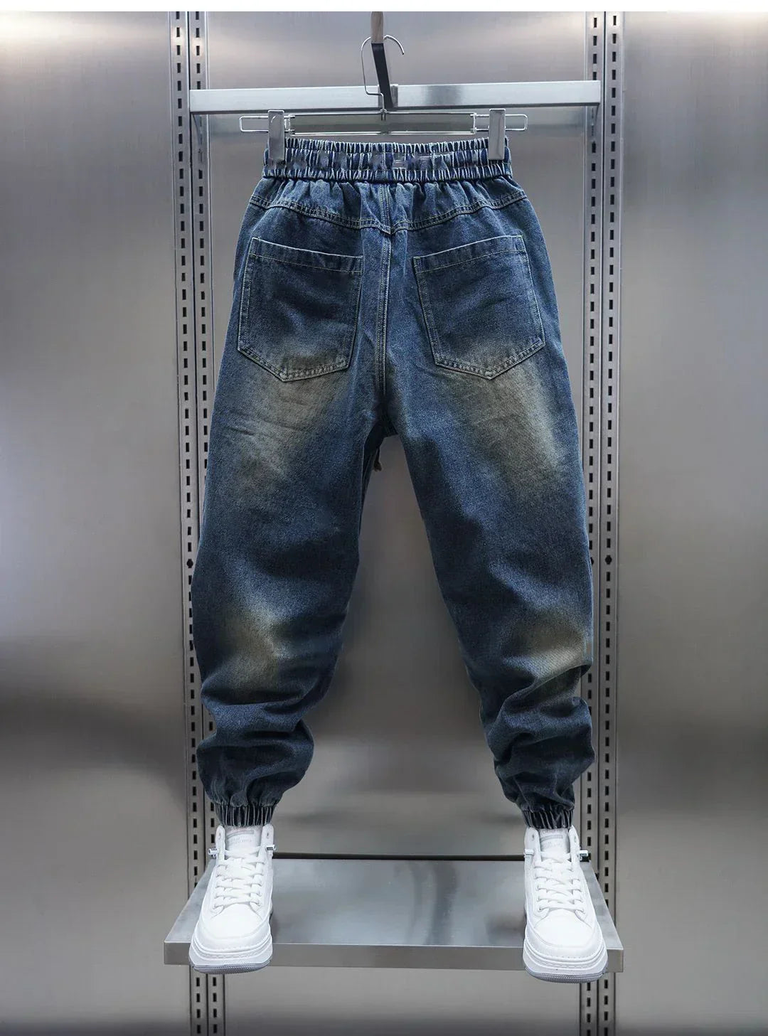 Erick | Baggy Denim Trousers with Belt