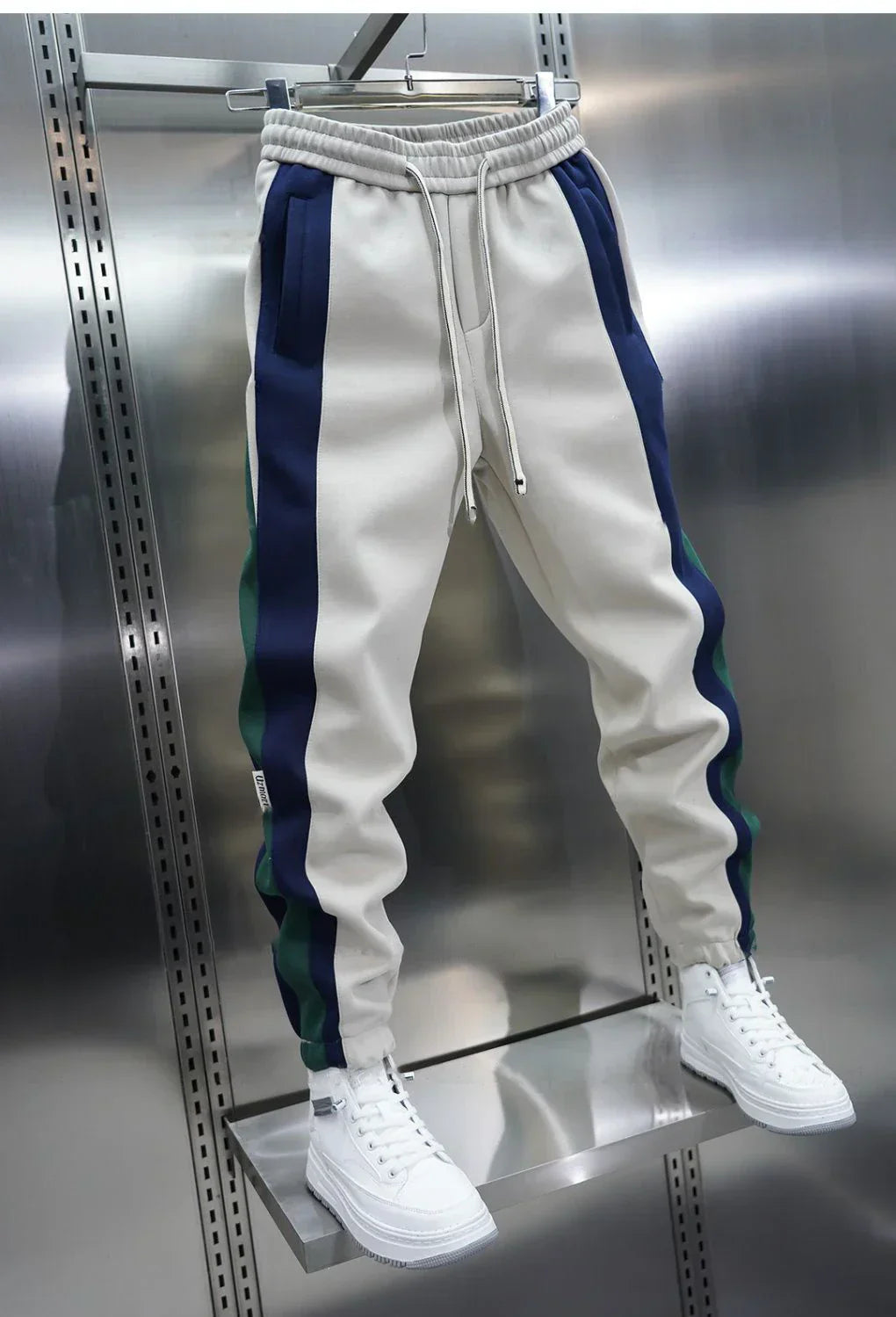 Erick | Contrast Stripe Tension Pants