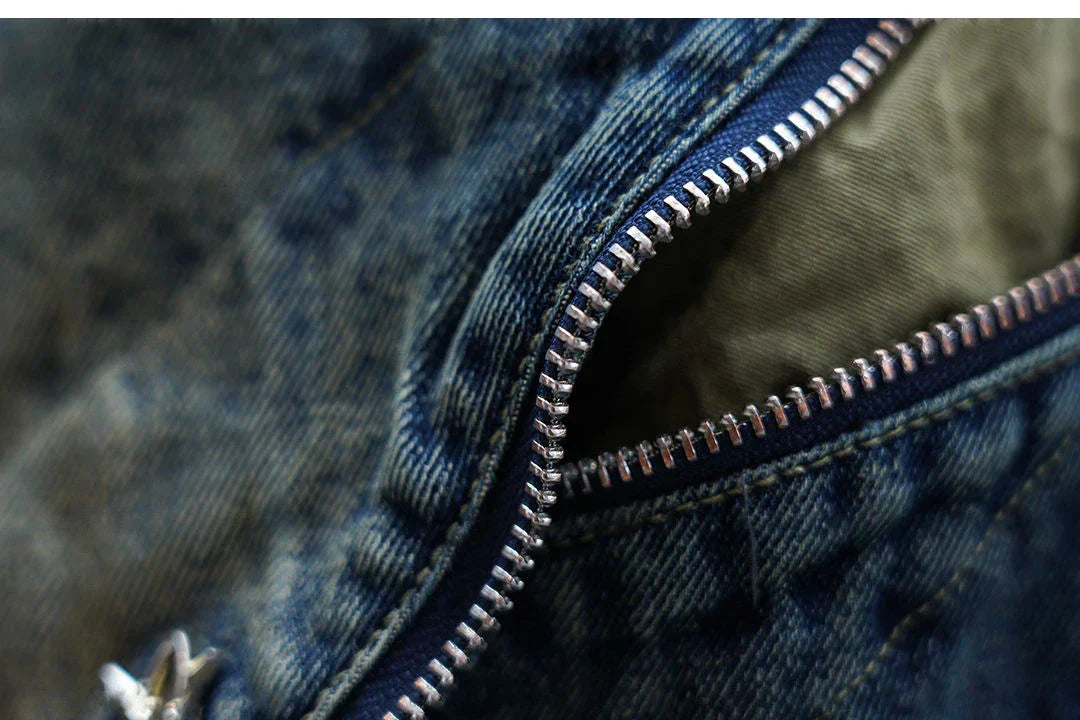 Erick | Baggy Denim Trousers with Belt