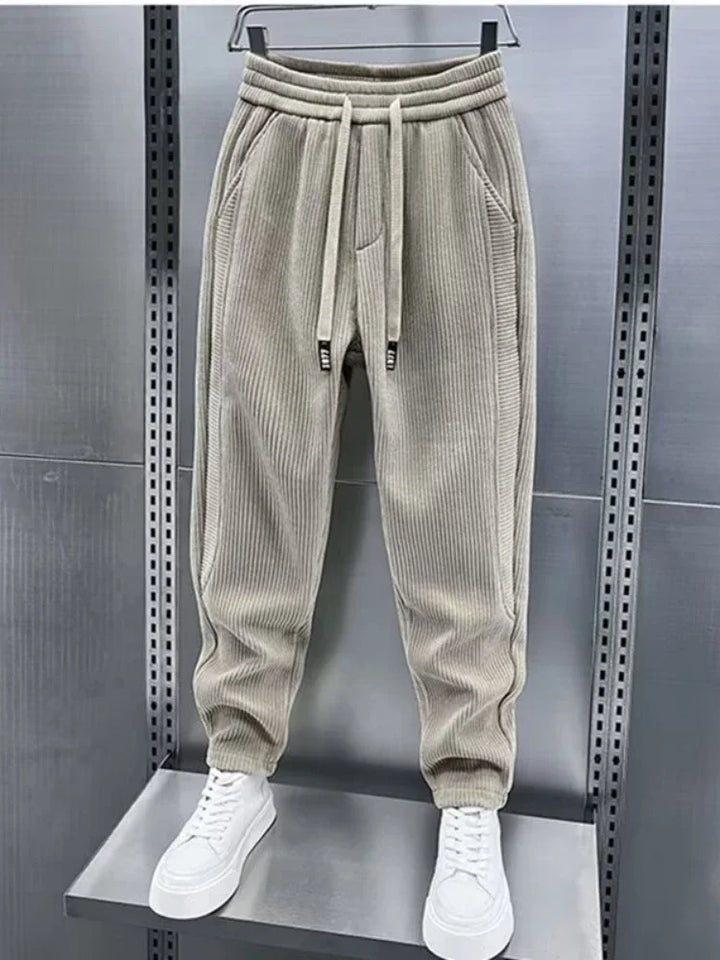 Erick | Modern Style Ribbed Trousers
