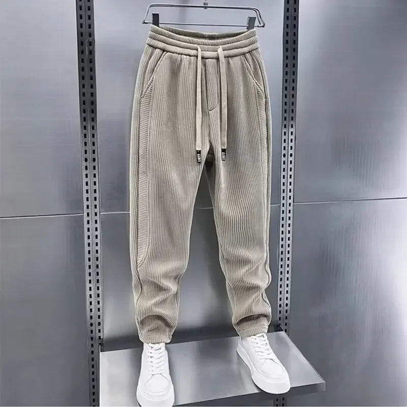 Erick | Modern Style Ribbed Trousers