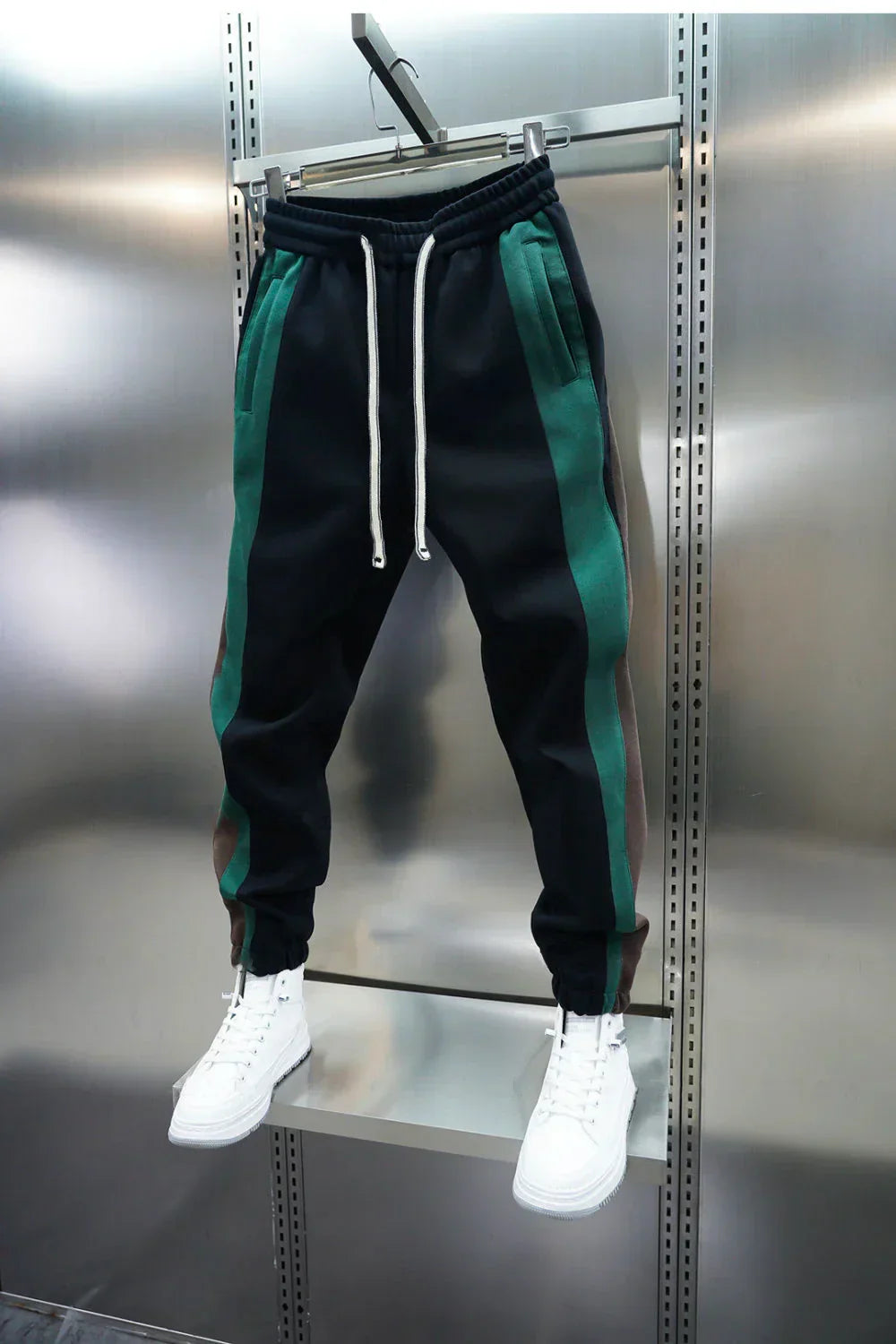 Erick | Contrast Stripe Tension Pants