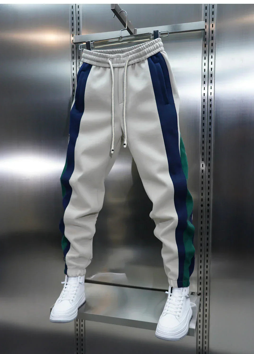 Erick | Contrast Stripe Tension Pants
