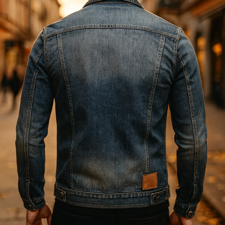Radeko - Men's Slim Fit Denim Jacket