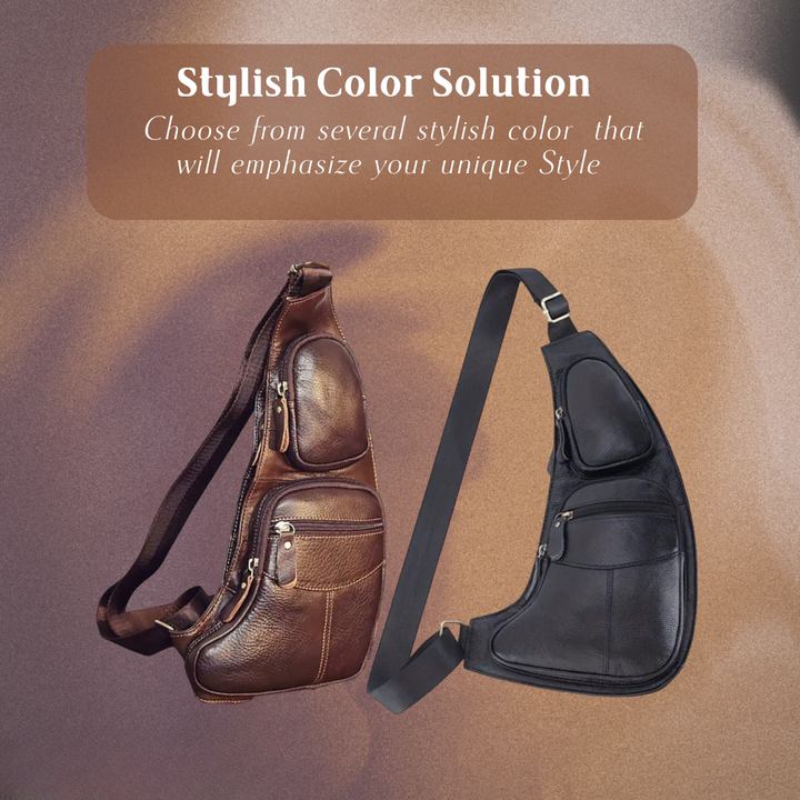 Beckett | Vintage Leather Chest Sling Bag