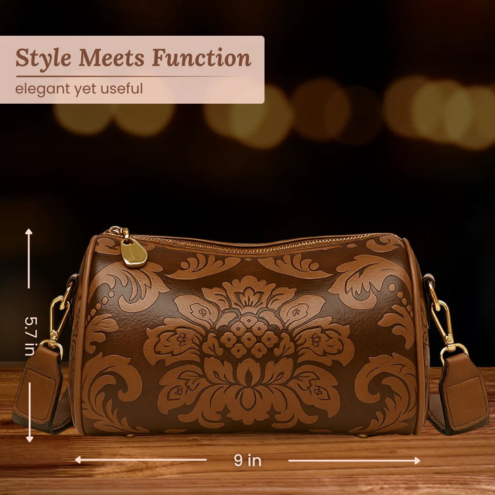 Linda’s Vintage Barrel Charm | Crossbody Bag