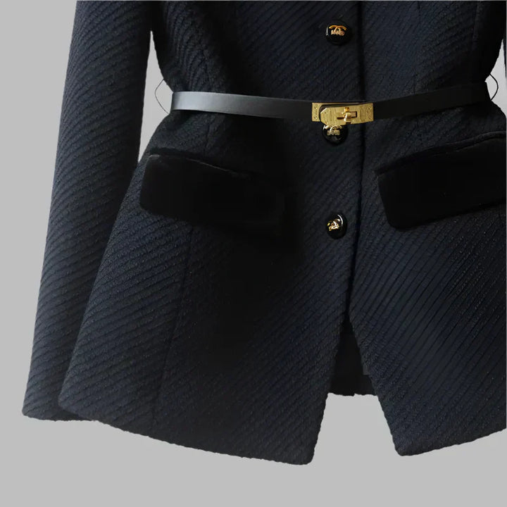 Fulvia™ | Elegant Blazer with Wrap Cut