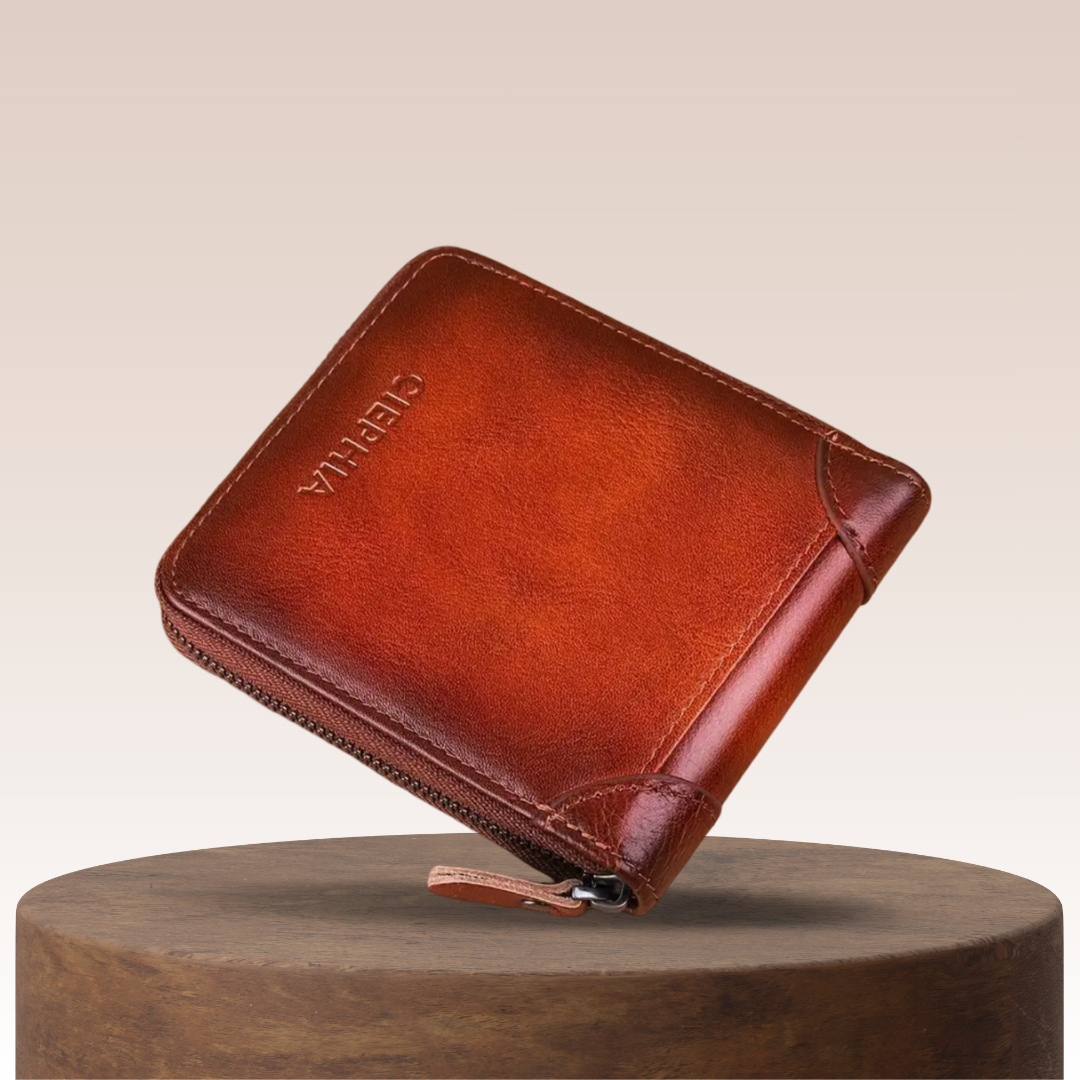 Jefrey | Vintage Bifold RFID Leather Wallet