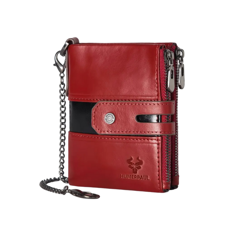 Roque | Leather Chain Strap with Multiple Compartments | Wallet