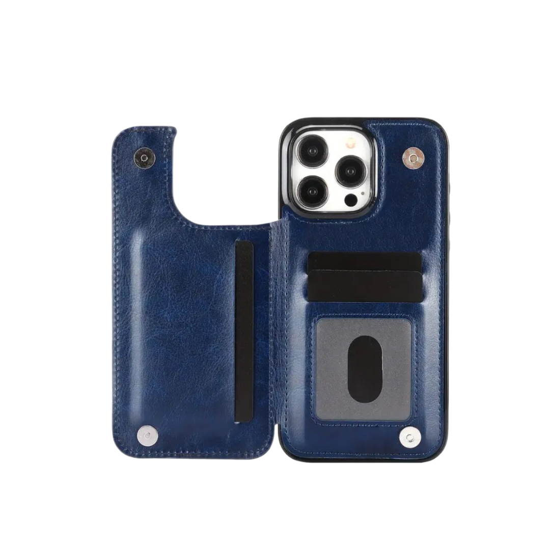 Preston | Magnetic Wallet Flip Phone Case for iPhone (BUY 1 GET 1 FREE)