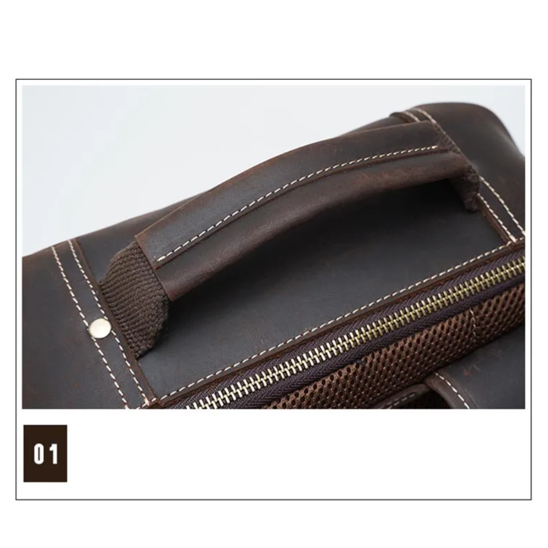 Josh | Men's Leather Professional Laptop | Backpack