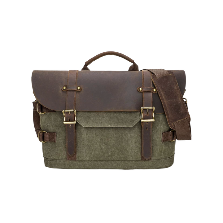 David | Rugged Classic Leather | Messenger Bag