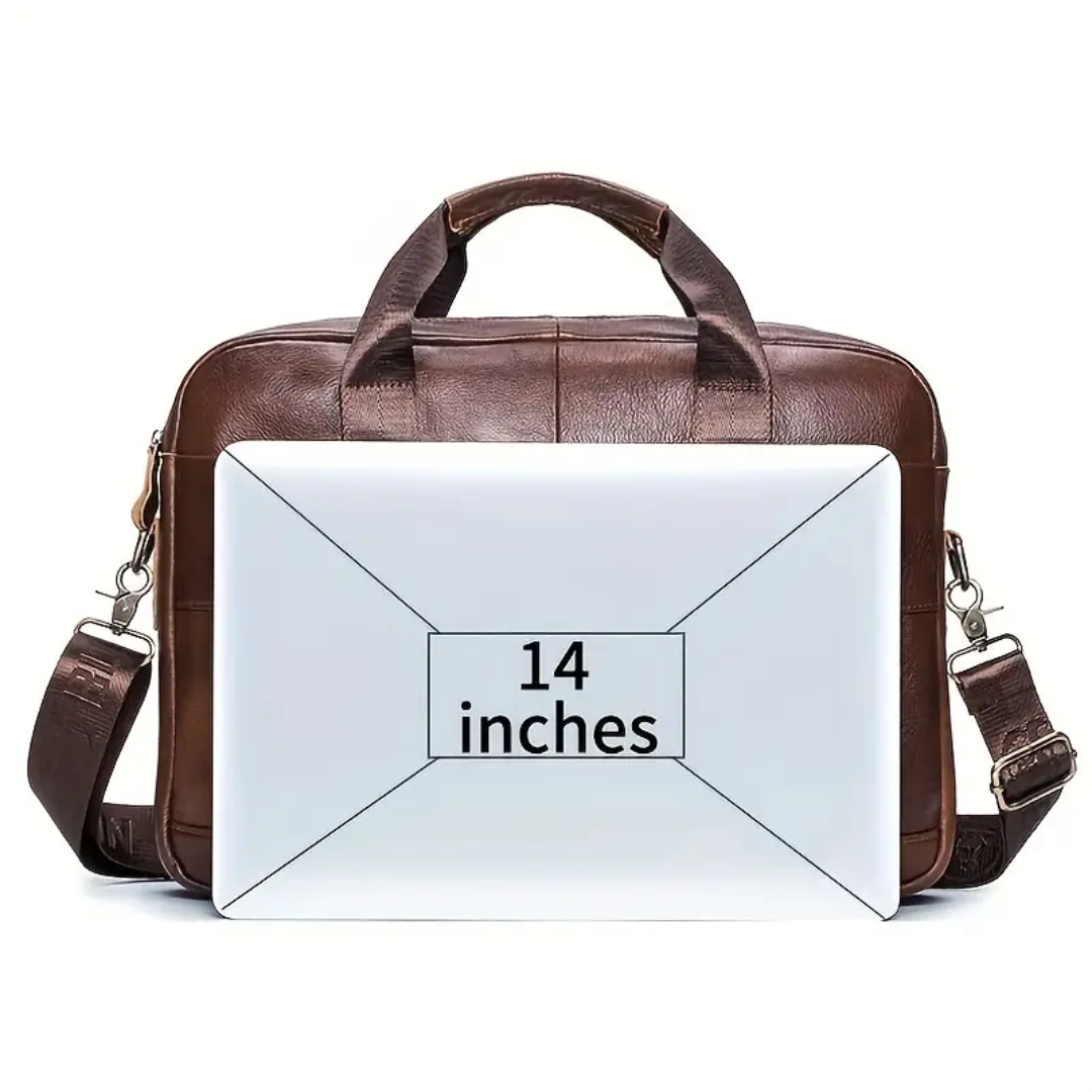 Jacob | Leather Spacious Briefcase | Messenger Bag