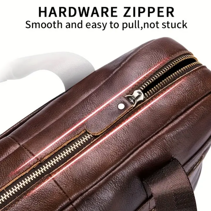 Jacob | Leather Spacious Briefcase | Messenger Bag