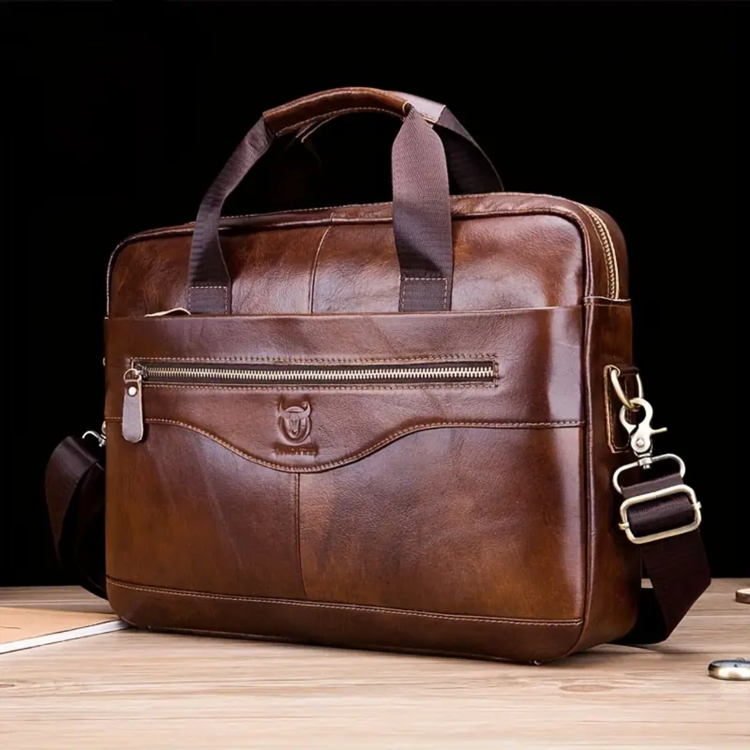 Jacob | Leather Spacious Briefcase | Messenger Bag