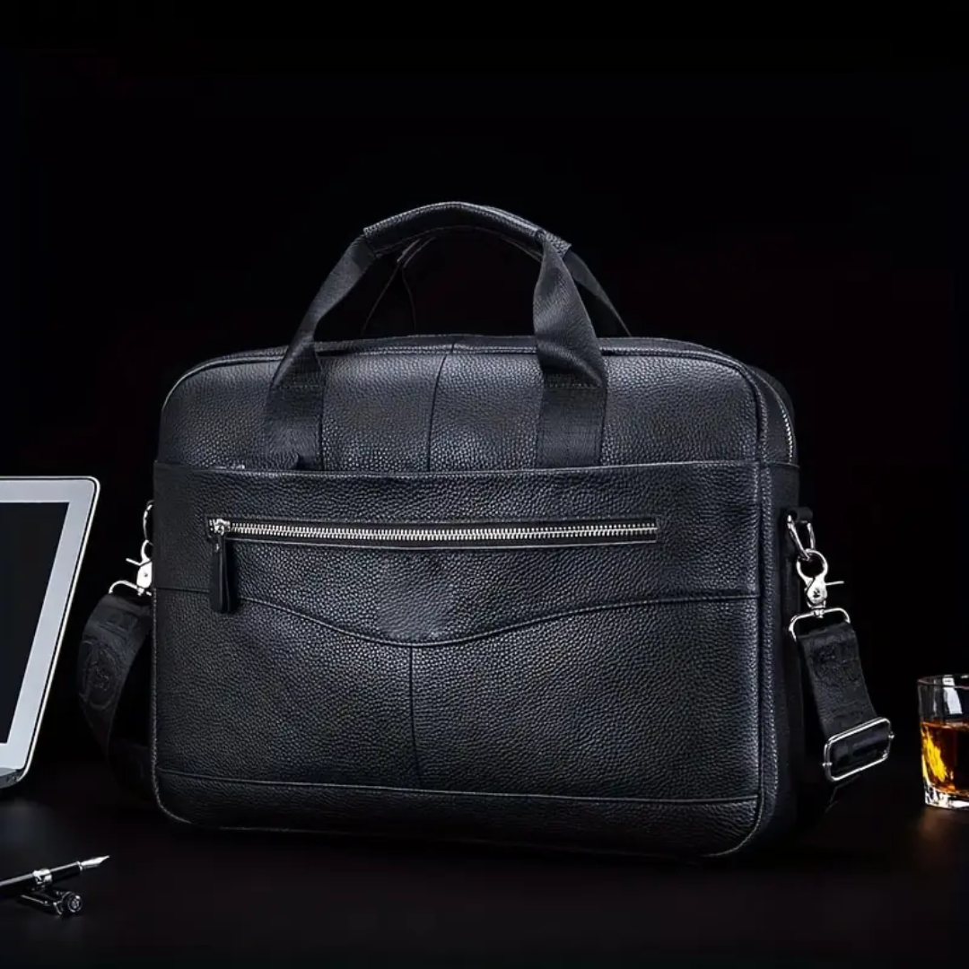 Jacob | Leather Spacious Briefcase | Messenger Bag