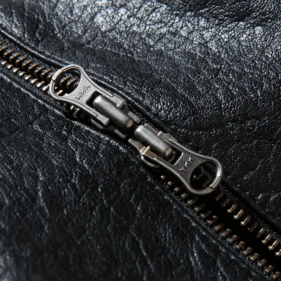 Evan | Men’s Wolverine Motorcycle Leather Jacket