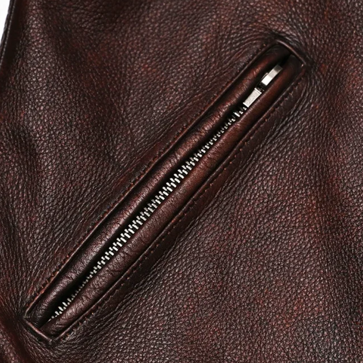 Alexander | Vintage Racer Leather Jacket