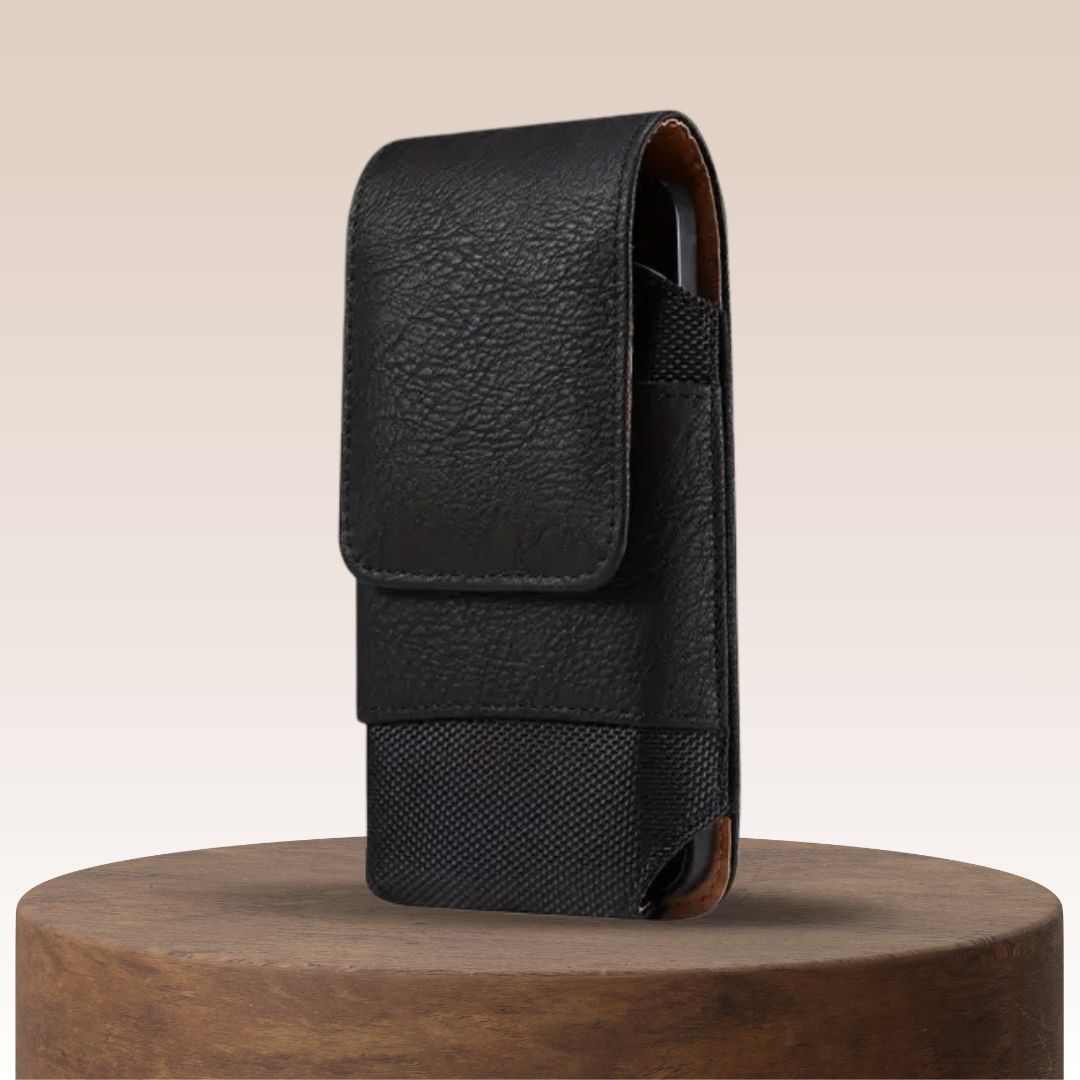 Dimitri | Magnetic Phone Belt Leather Pouch Case