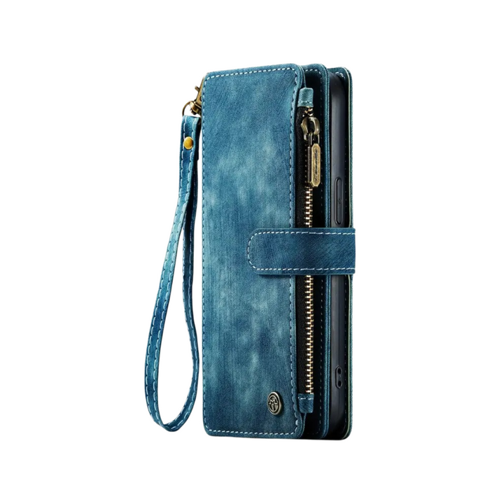 Clement | IPhone Case Leather Wallet with Wrist Strap