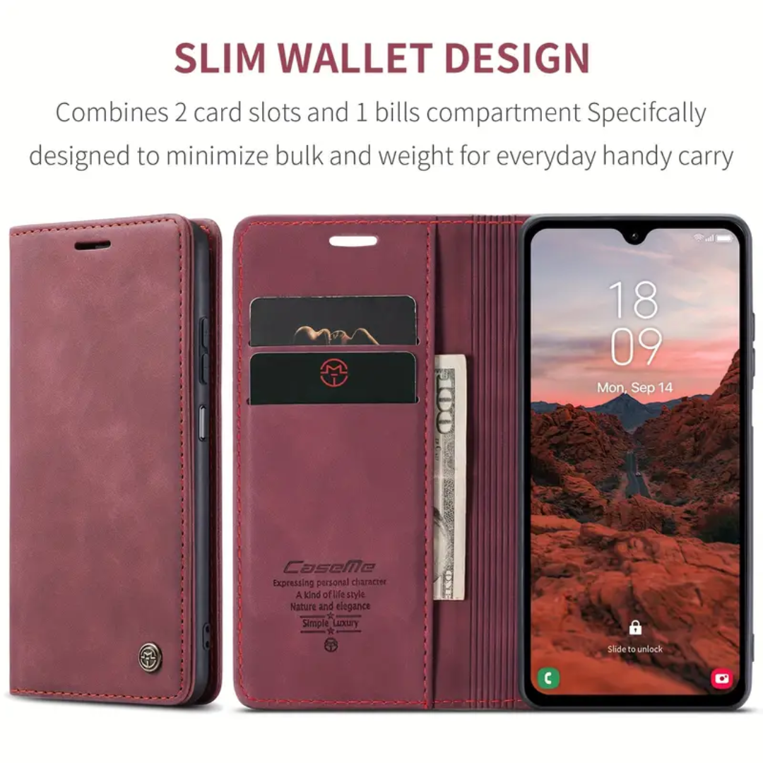 Maurice | Galaxy Convenient Flip Leather Phone Case (BUY 1 GET 1 FREE)
