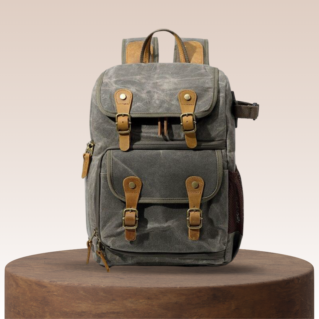 Jerick | Vintage Canvas Camera Backpack