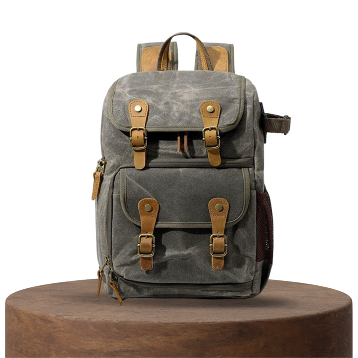 Jerick | Vintage Canvas Camera Backpack