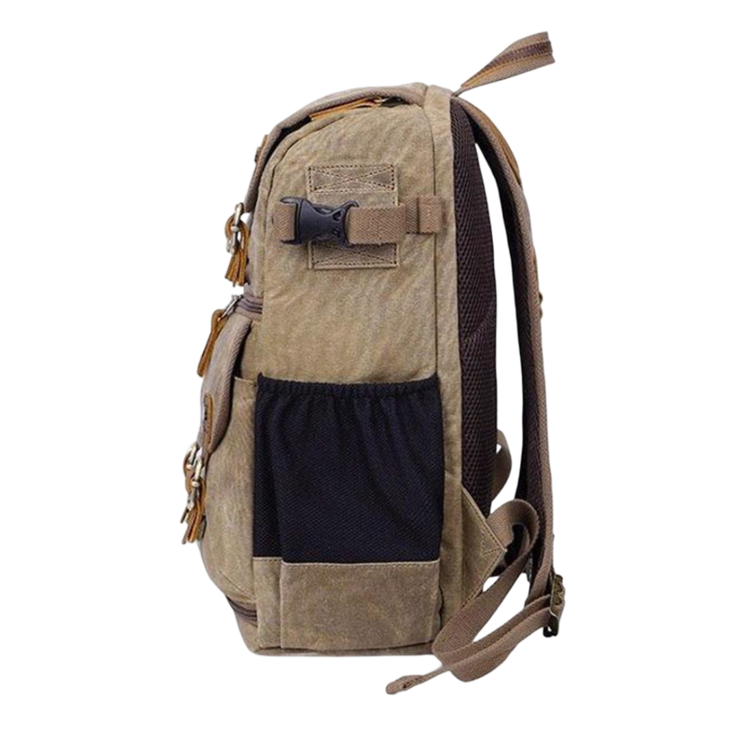 Jerick | Vintage Canvas Camera Backpack