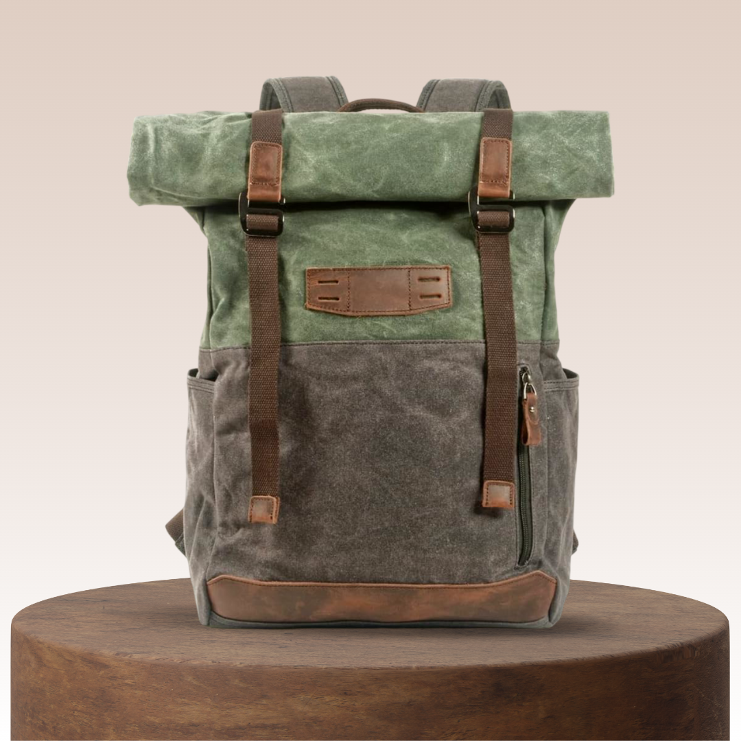 Calvin | Waterproof Canvas Roll-Top Backpack (BUY 1 GET 1 FREE)