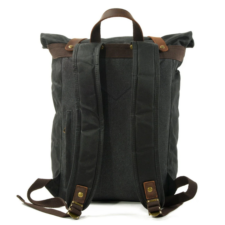 Barron | Waxed Rucksack Canvas Roll-Top Backpack