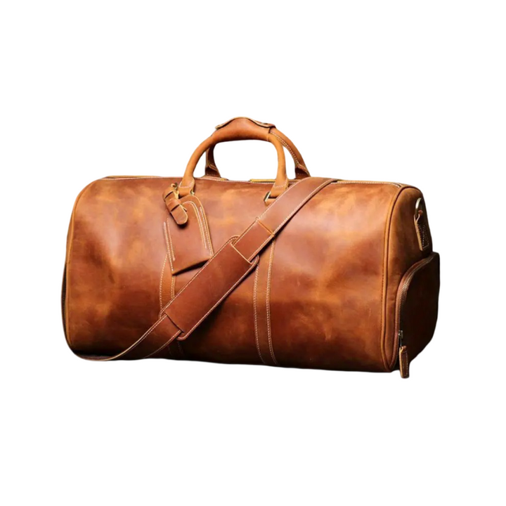 Montgomery | Genuine Top-Layer Cowhide Duffel Crossbody Bag
