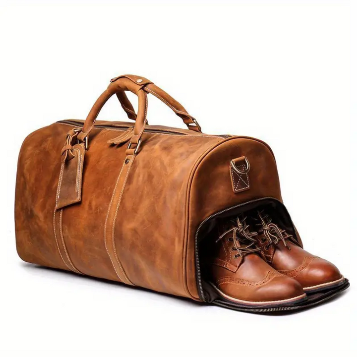 Montgomery | Genuine Top-Layer Cowhide Duffel Crossbody Bag