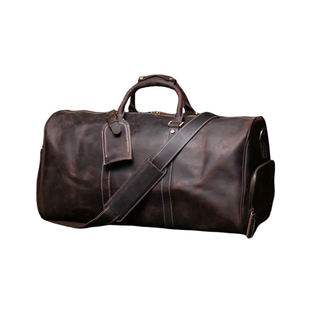 Montgomery | Genuine Top-Layer Cowhide Duffel Crossbody Bag