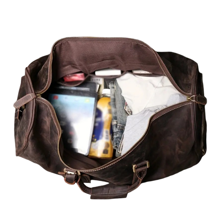 Montgomery | Genuine Top-Layer Cowhide Duffel Crossbody Bag