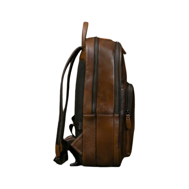 Bennett | Full-Grain Leather “Professor” Laptop Backpack