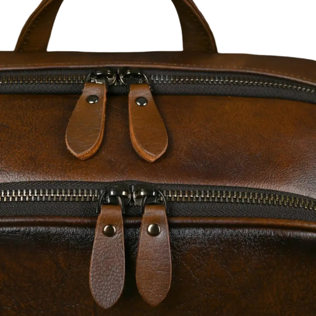 Bennett | Full-Grain Leather “Professor” Laptop Backpack